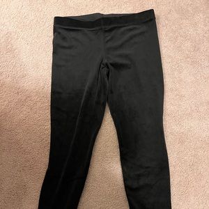Velvet leggings
